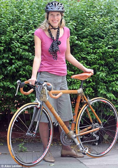 Picture 1 of Bicycle made of bamboo