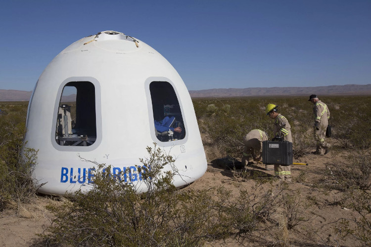 Picture 1 of Billionaire race to bring people into space