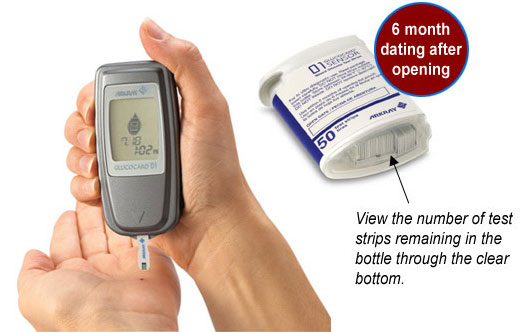 Picture 2 of Blood glucose meter for people with diabetes