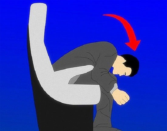 Picture 7 of Body reaction when the plane falls and how to