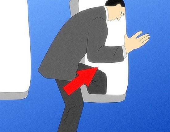 Picture 8 of Body reaction when the plane falls and how to