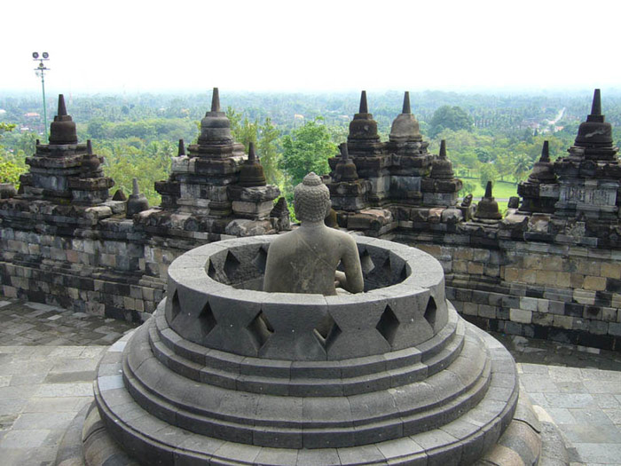 Picture 6 of Borobudur temple tower complex