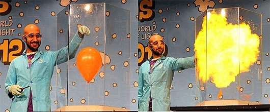 Picture 4 of Burns from balloons exploded - explaining phenomena
