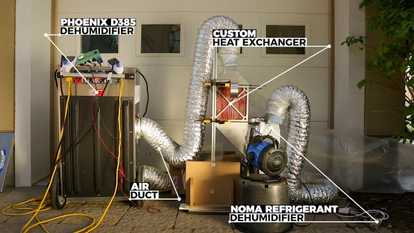 Picture 4 of By attaching to a dehumidifier, nanomaterials can create water from 'nothingness'.