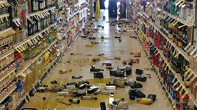 Picture 1 of California suffered the strongest earthquake of two decades in the national day