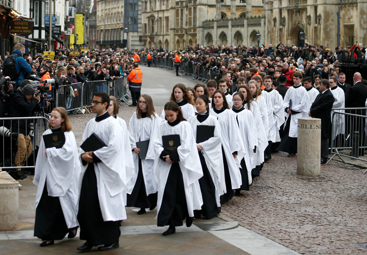 Picture 6 of Cambridge saw Stephen Hawking on his last trip