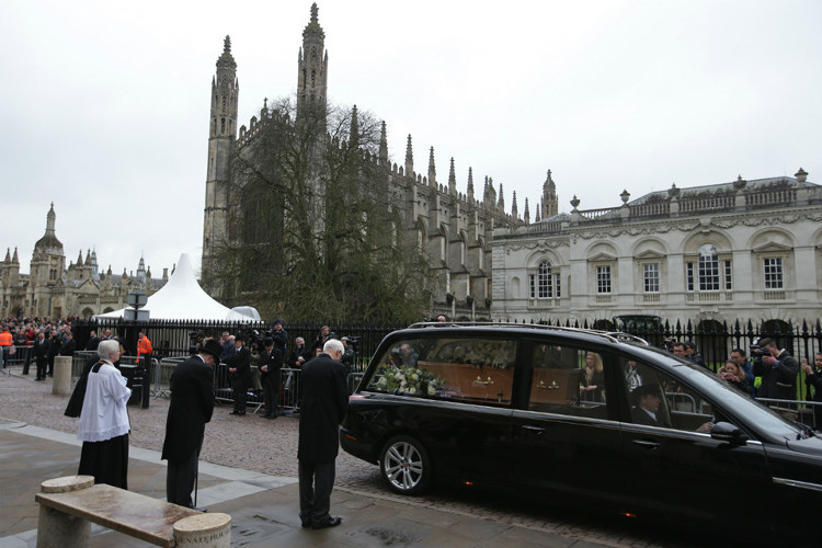 Picture 9 of Cambridge saw Stephen Hawking on his last trip