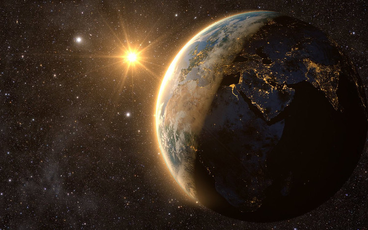 Picture 1 of Changes on the surface of the Earth if the Earth goes back
