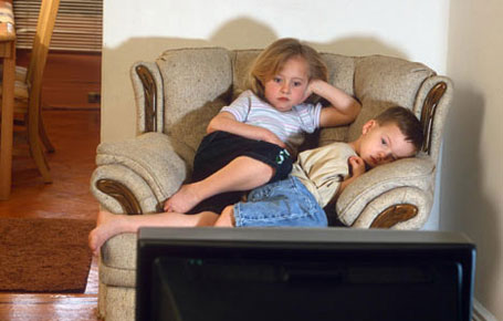 Picture 1 of Children who watch TV often appear to have harmful habits