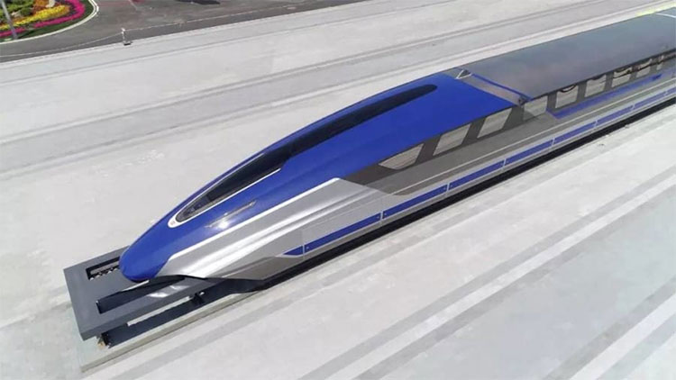 Picture 1 of China announced the prototype magnetic padding ship, speed up to 600km / h