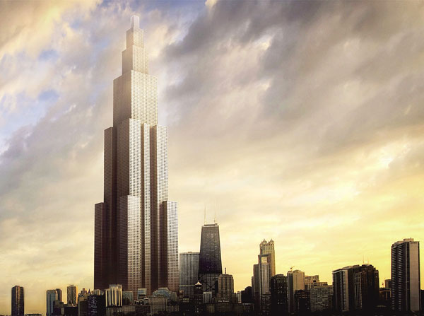 Picture 1 of China built the world's tallest building in 3 months