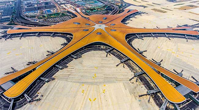 Picture 1 of China is about to open the world's largest airport