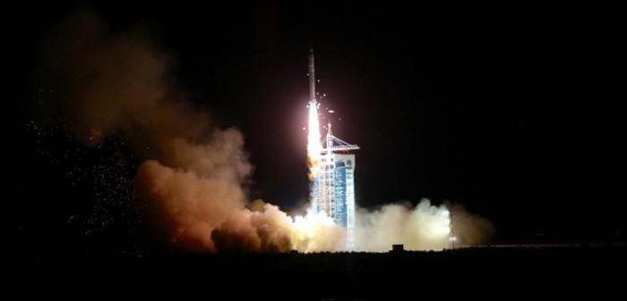 Picture 1 of China launched satellite research into reproduction in the universe
