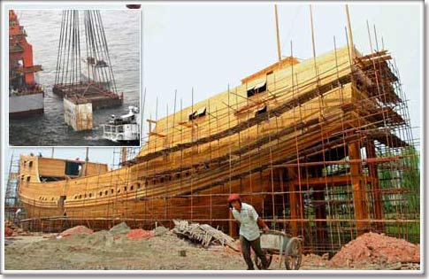Picture 1 of China salvaged a 800-year-old merchant boat