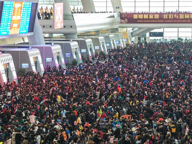 Picture 1 of China started the 'spring': 3 billion trips within the next 40 days to go home for Tet