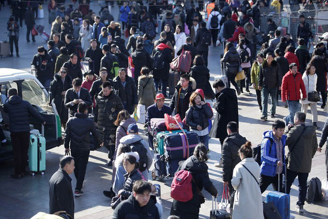 Picture 13 of China started the 'spring': 3 billion trips within the next 40 days to go home for Tet