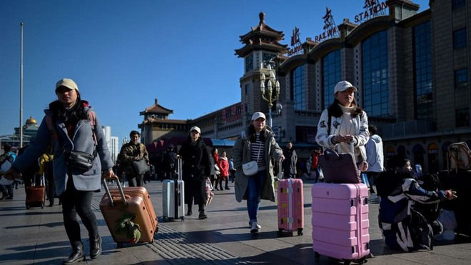 Picture 14 of China started the 'spring': 3 billion trips within the next 40 days to go home for Tet