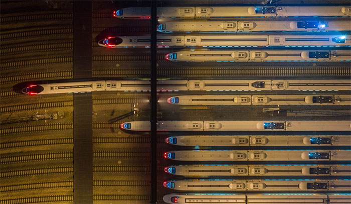 Picture 2 of China started the 'spring': 3 billion trips within the next 40 days to go home for Tet