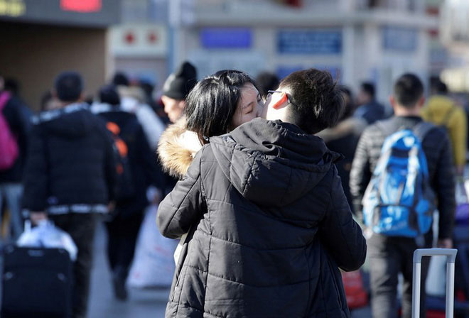 Picture 6 of China started the 'spring': 3 billion trips within the next 40 days to go home for Tet
