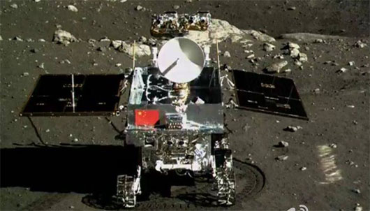 Picture 1 of Chinese lander and self-propelled ships are awakened
