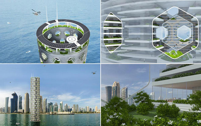Picture 3 of City of the future: Floating, clean and vertical