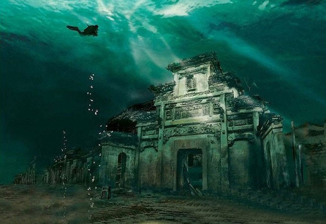 Picture 2 of City of thousand years old at the bottom of the lake