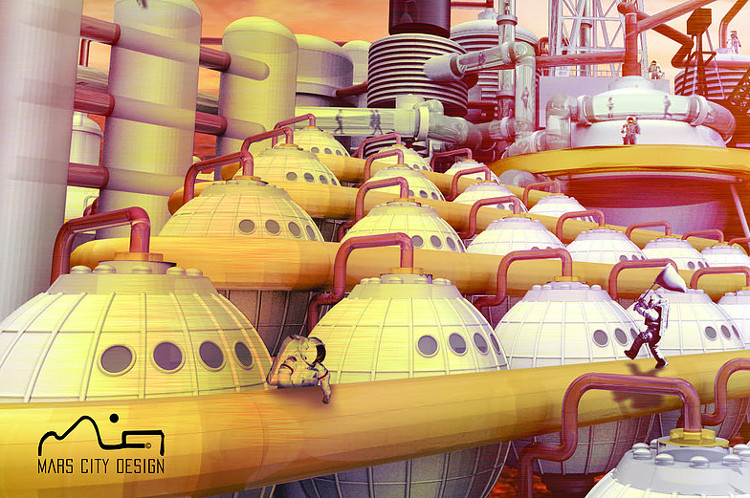Picture 5 of City projects on Mars are about to be built