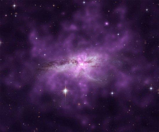 Picture 1 of Clash between two galaxies