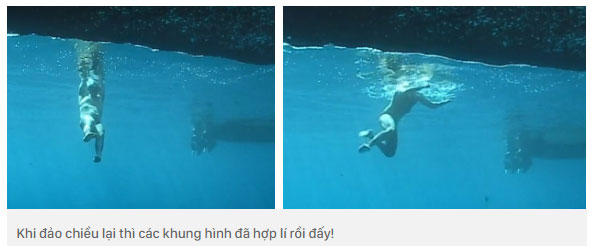 Picture 3 of Clip on brain damage: Why do young people walking on the sea floor suddenly jump into the sea?