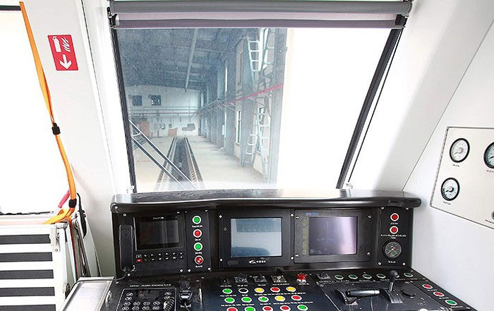 Picture 9 of Close inside of Cat Linh - Ha Dong railway before the test run