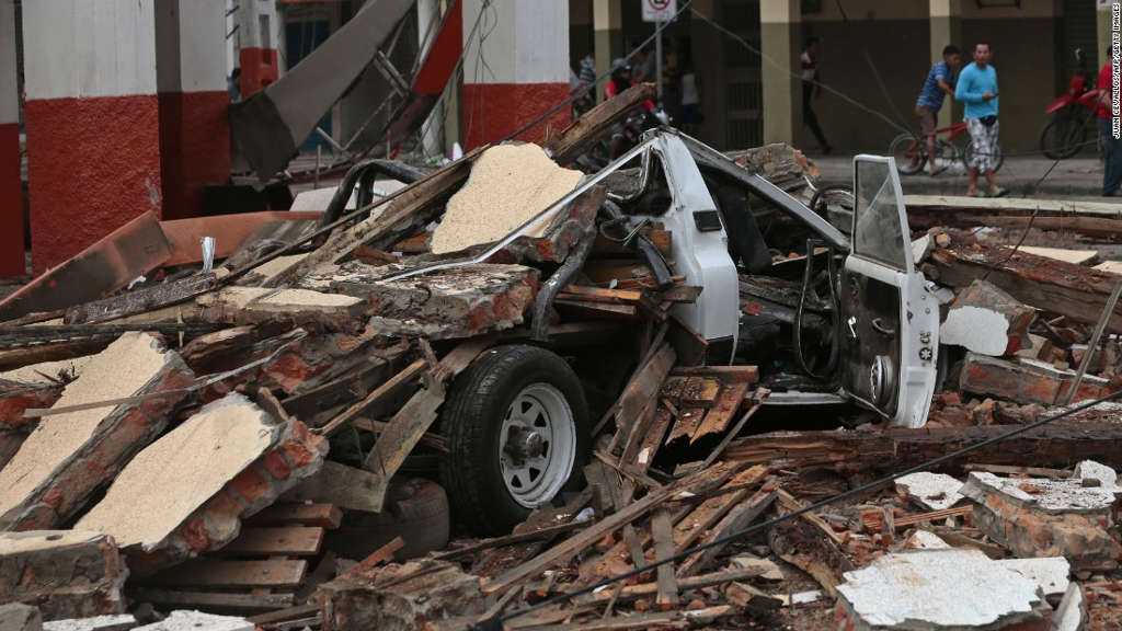 Close to the horrific earthquake in Ecuador that killed 246 people