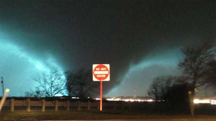 Picture 3 of Close up of a devastating super typhoon landed in the United States