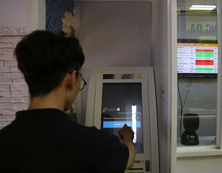 Picture 11 of Close up of bitcoin transactions with ATMs in Ho Chi Minh City