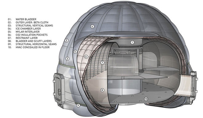 Picture 4 of Close up of NASA's Mars house