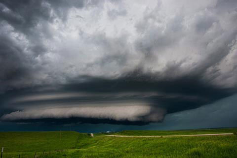 Picture 10 of Close up of 'shocking' storms
