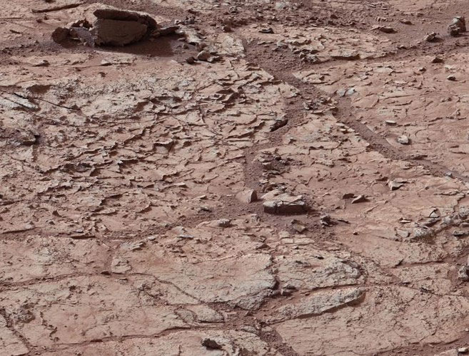 Picture 12 of Close up of the amazing surface on Mars in NASA's latest series