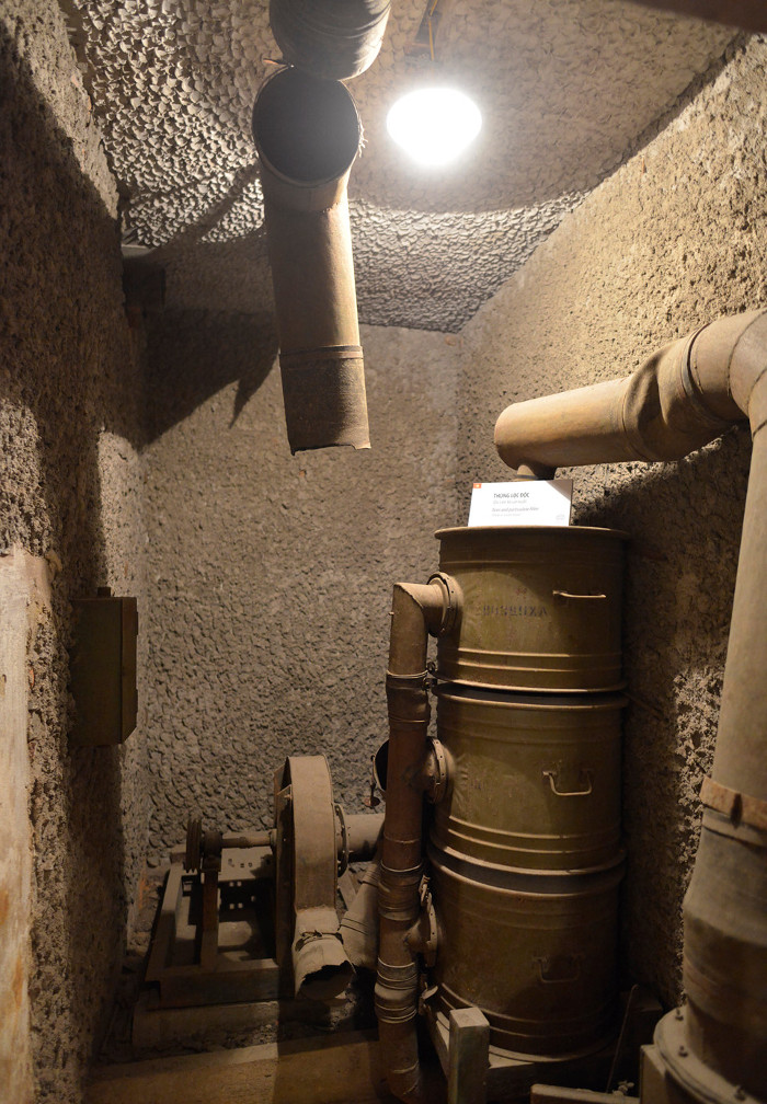 Picture 14 of Close up of the atomic bomb combat operation tunnel in Hanoi