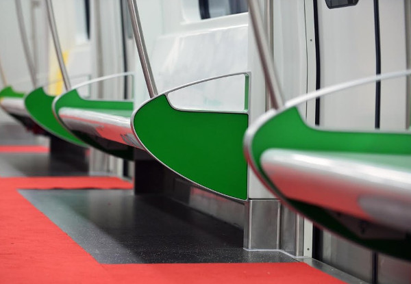Picture 8 of Close up of the first urban railway train in Hanoi