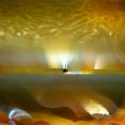 Picture 1 of Close up of world of agate, quartz