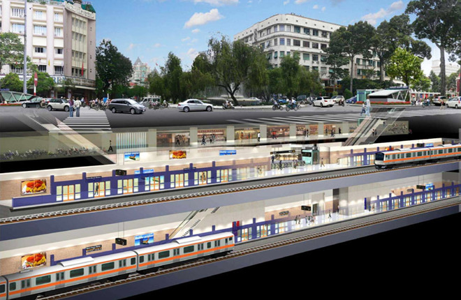 Picture 18 of Close-up Metro underground station: Huge underground site