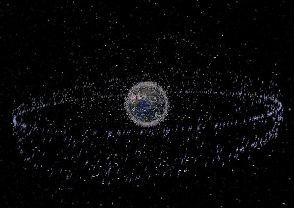 Picture 1 of CO2 gas accumulates a lot of waste in space