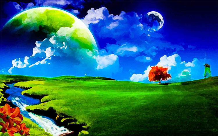 Picture 1 of CO2 gas makes the Earth green