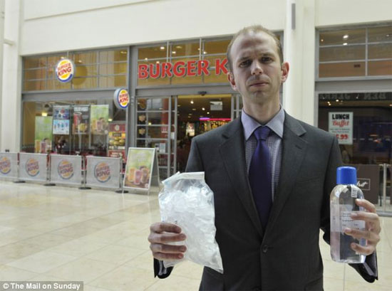 Picture 1 of Cold ice at a restaurant in the UK