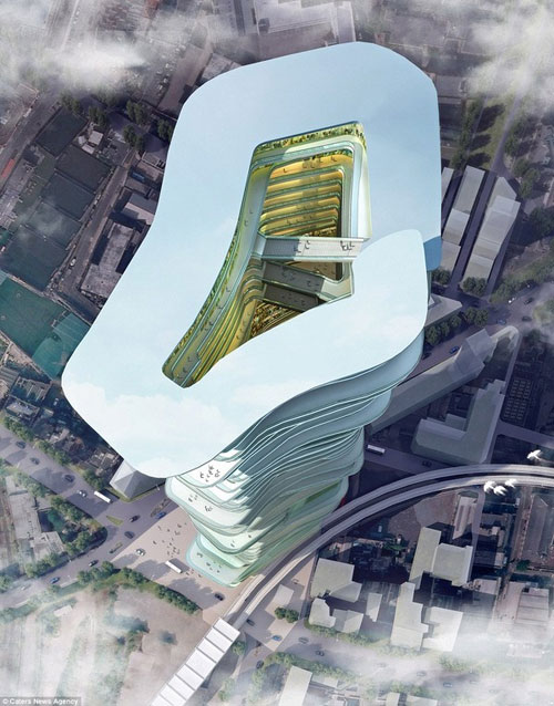 Picture 14 of Collection of monumental city projects 'in the sky under the sea'