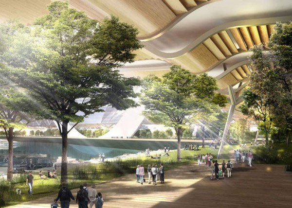 Picture 7 of Collection of monumental city projects 'in the sky under the sea'