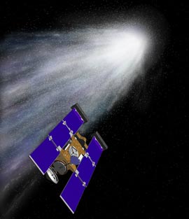 Picture 1 of Comet dust contains organic matter