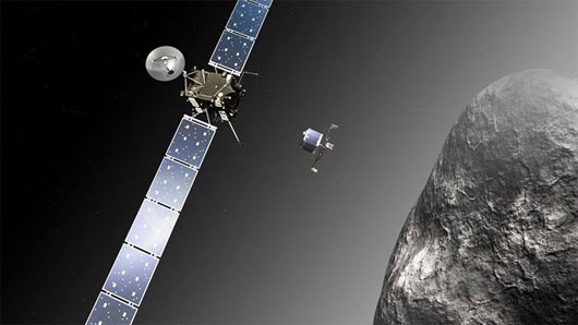 Picture 1 of Comet has been in the sights of Rosetta