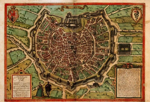 Picture 17 of Compare 16th century maps and satellite maps today