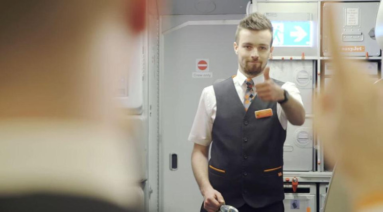 Picture 2 of Confusing symbols between the flight attendants on the plane