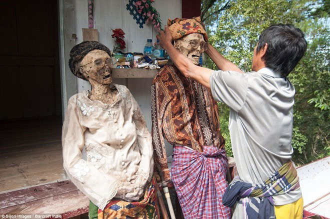 Picture 1 of Continuously dig graves, wear new clothes and process dead people around the village